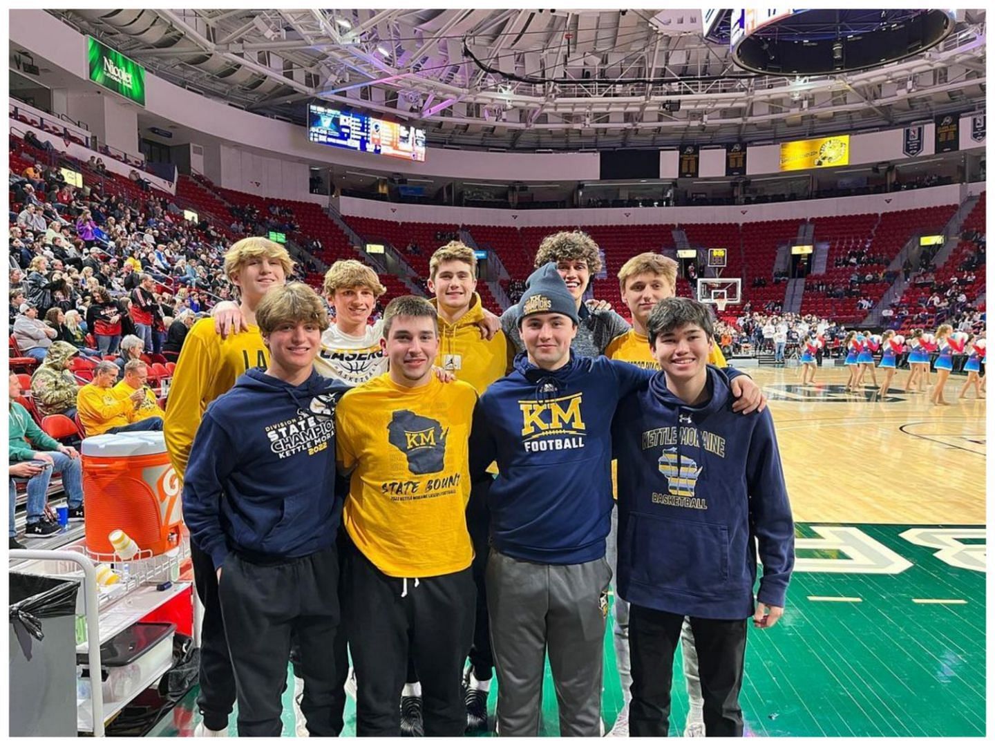 Kettle Moraine High School boys basketball team. (Photo: kmschools/Instagram)