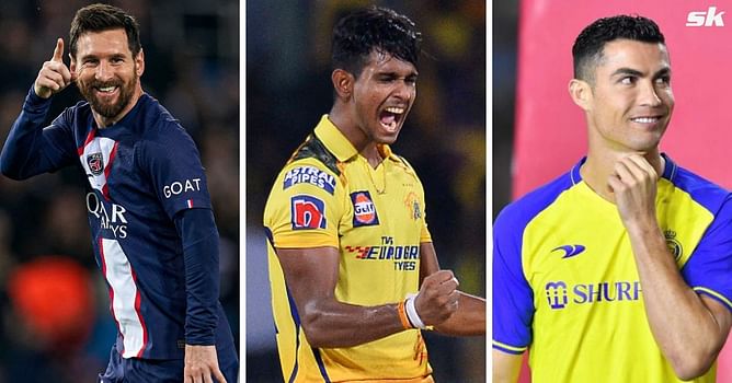 "A fan of both Messi and Ronaldo" - CSK bowler Matheesha Pathirana's celebration against KKR causes social media uproar