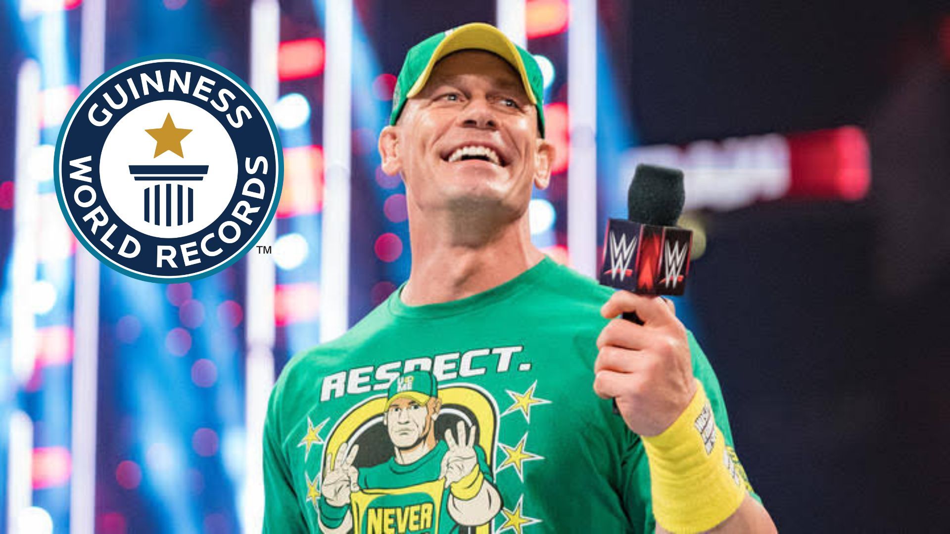 What Guinness World Record does John Cena hold?