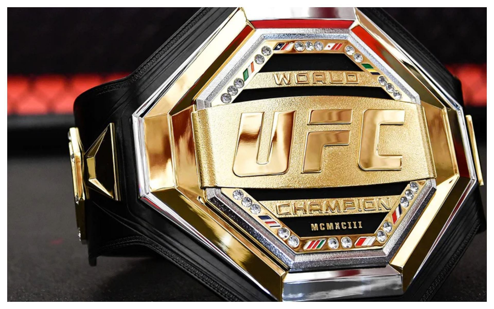 UFC lightweight championship belt 