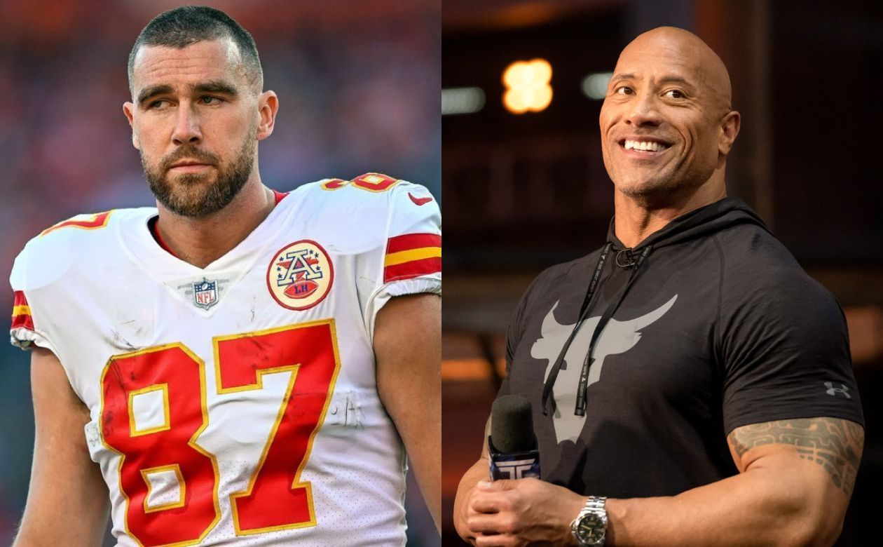 Dwayne The Rock Johnson would love to see Travis Kelce playing