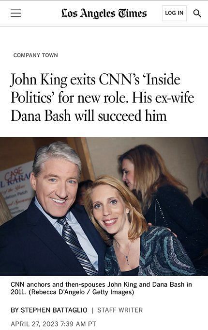 Why did Dana Bash and John King get divorced? All about their marriage ...