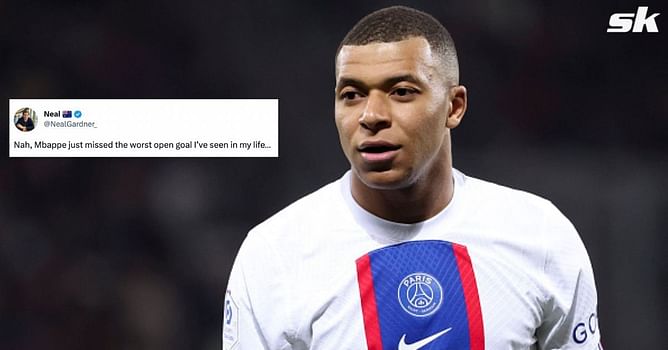 "But somehow it's Messi getting whistled" - PSG superstar Kylian Mbappe's shocking open goal miss goes viral, sparks social media outrage