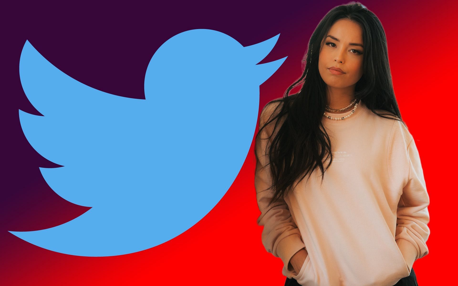 Valkyrae revealing getting verified without paying for Twitter Blue went viral (Image via Valkyrae/Twitter and Sportskeeda)