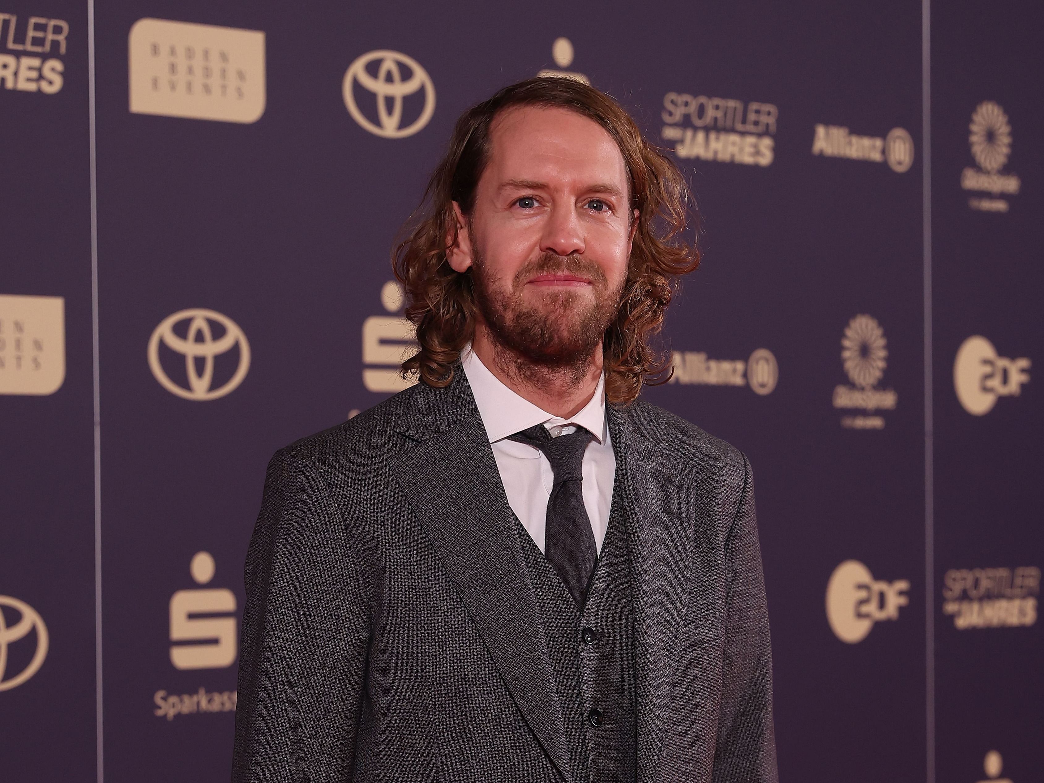 Sebastian Vettel arrives for the &quot;Sportler des Jahres&quot; Award 2022 Galat Kurhaus Baden-Baden on December 18, 2022 in Baden-Baden, Germany. (Photo by Alexander Hassenstein/Getty Images)