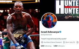 UFC champion Israel Adesanya opens up on if he'll pay for verified status on Twitter