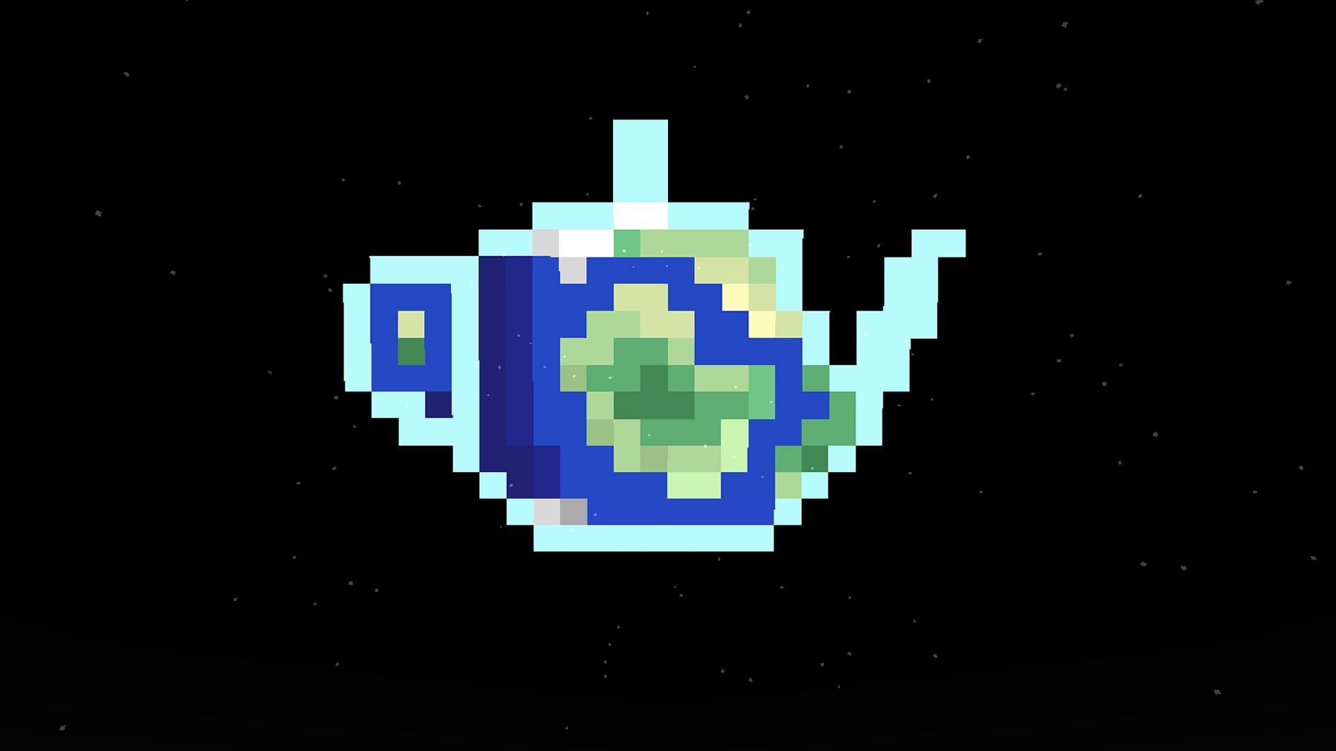 The world of Minecraft is a teapot? (Image via Mojang)