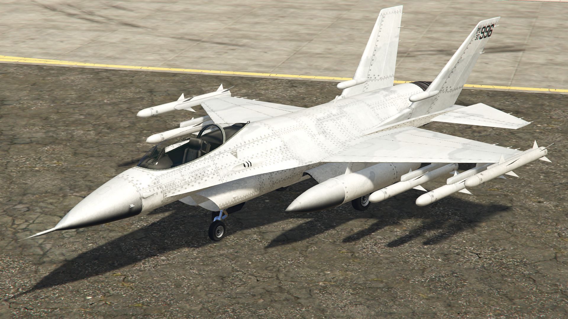 A P-996 LAZER (Image via GTA Wiki)