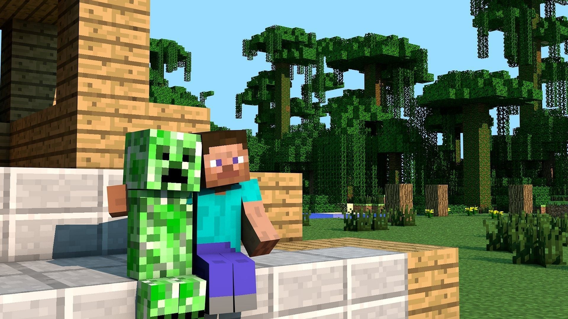 Minecraft is one of the best games with never-ending replayability potential (Image via Mojang)