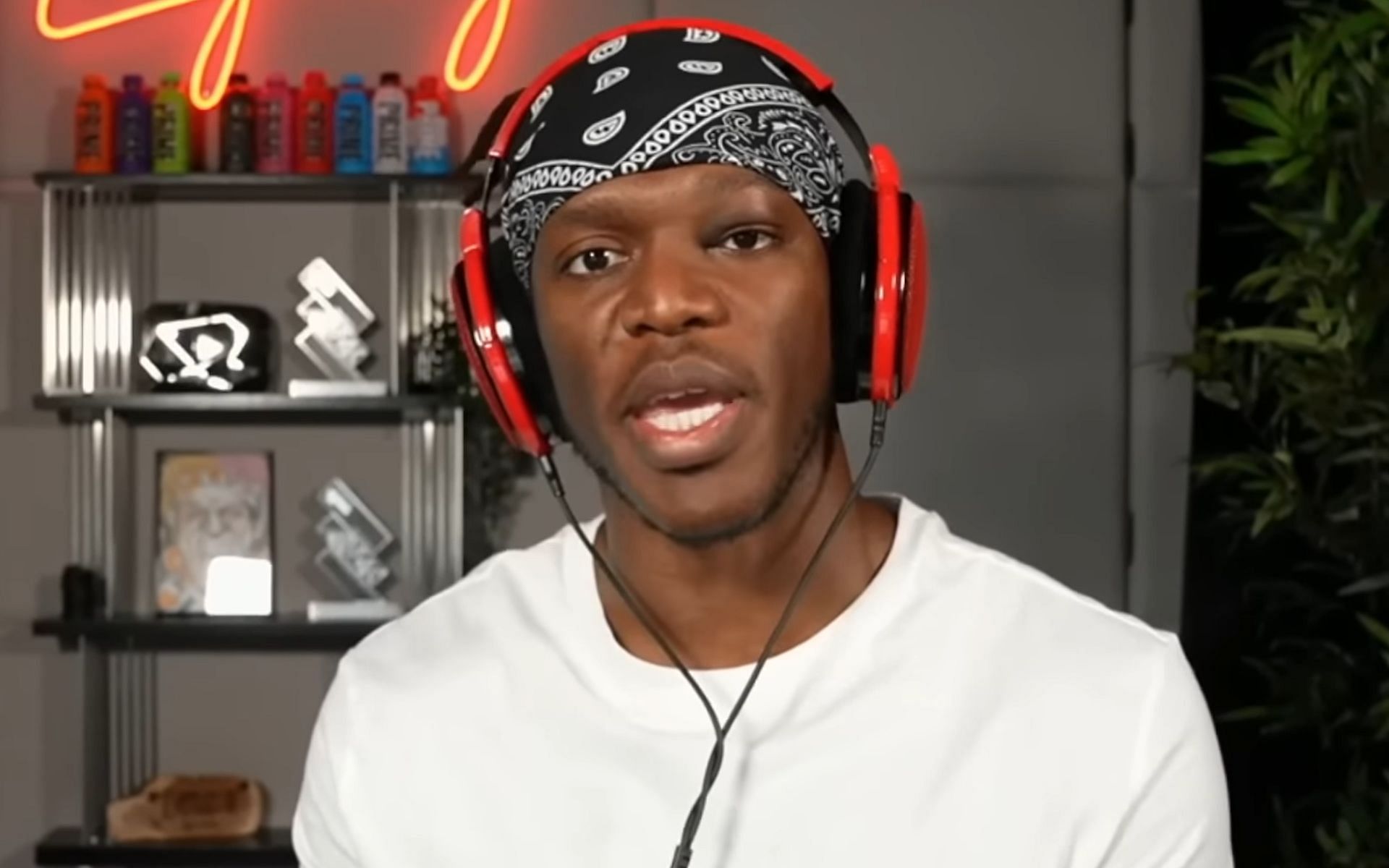 KSI returns to content creation following the racial slur controversy (Image via JJ Olatunji/YouTube)