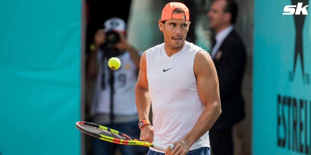 Rafael Nadal continues training on clay despite injury setback