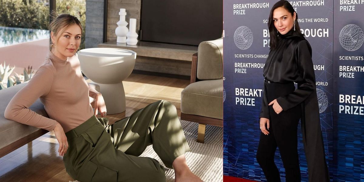 Maria Sharapova meets Gal Gadot at Breakthrough Prize Ceremony 2023