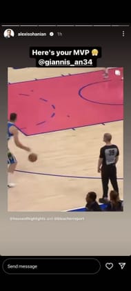 Ohanian's Instagram story