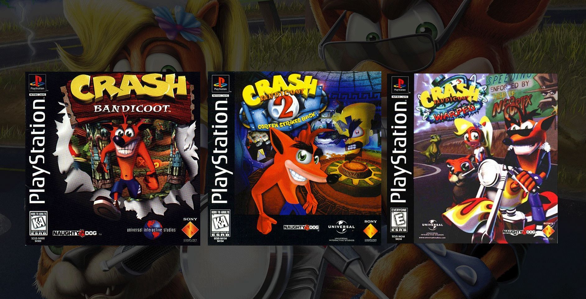The Original Crash Bandicoot Trilogy (Image via Naughty Dog)