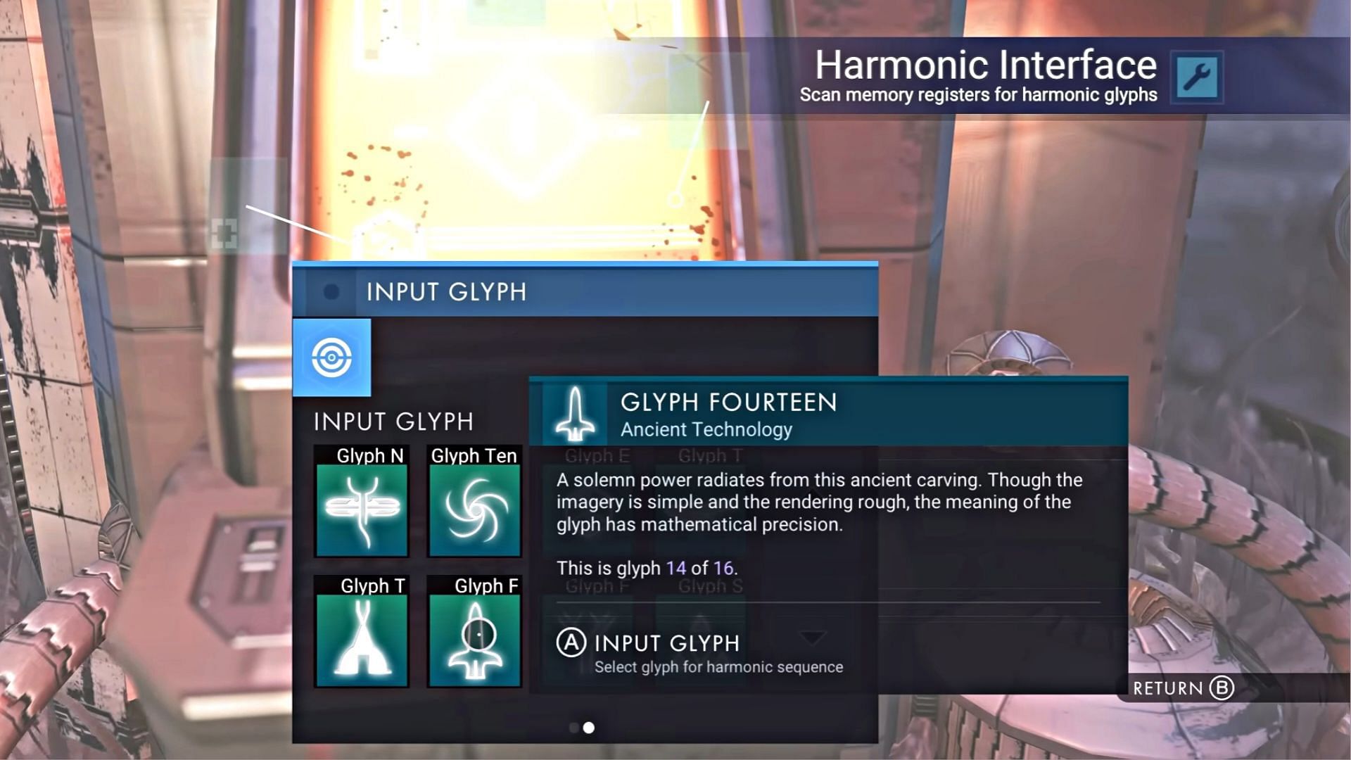 Select the appropriate glyph for each box. (Image via Hello Games)