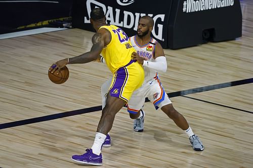 Chris Paul during his time with the OKC Thunder