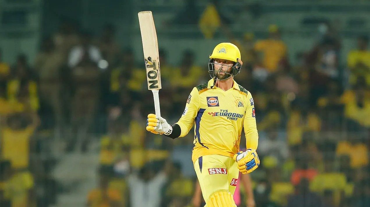 Devon Conway of CSK. Courtesy: IPL