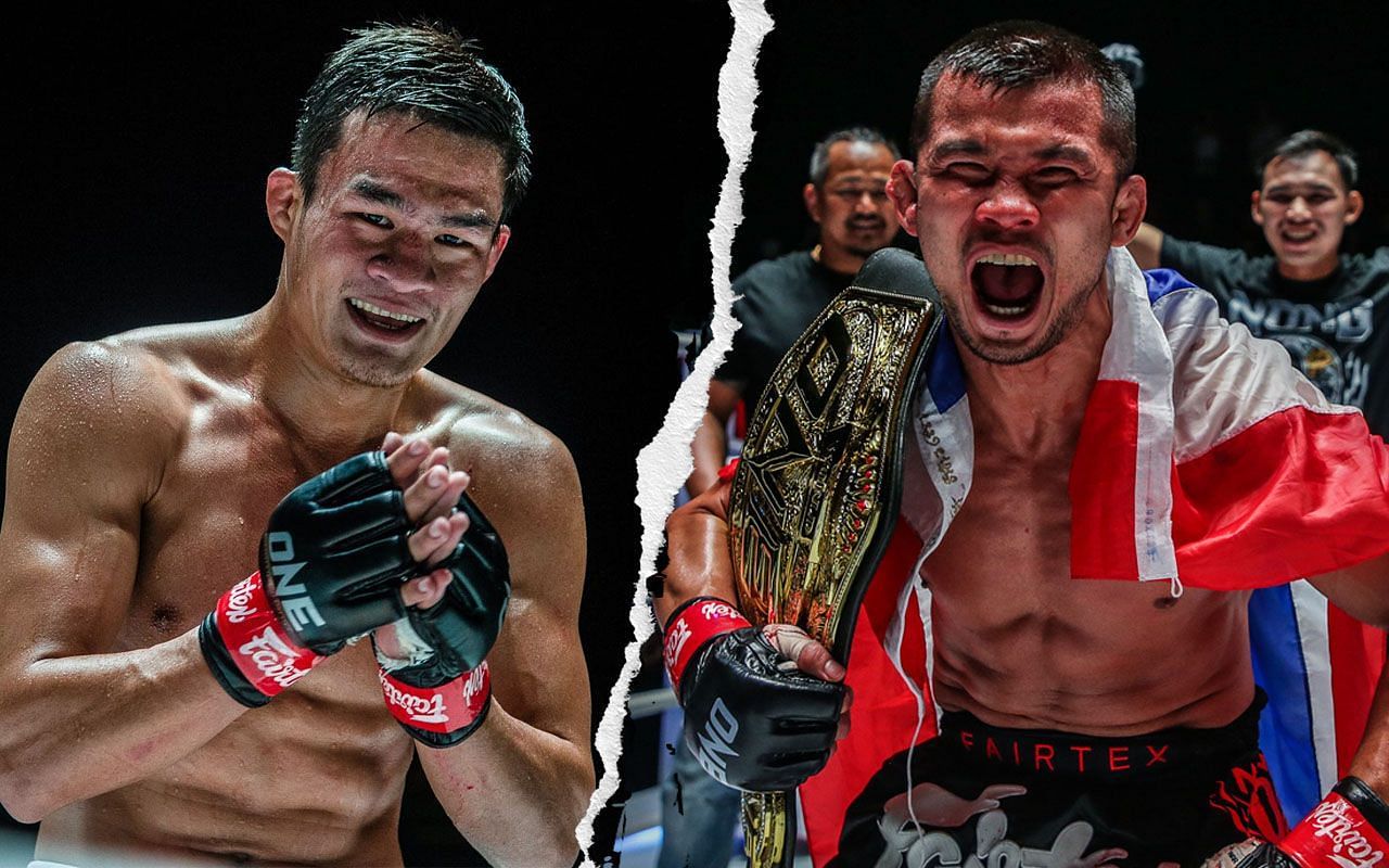 Saemapetch (L) and Nong-O (R) | Photo by ONE Championship