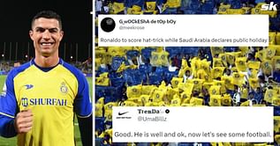 “Winning is assured”, “Super hattrick today” – Fans celebrate as Cristiano Ronaldo overcomes injury concern to start for Al-Nassr against Al-Wehda