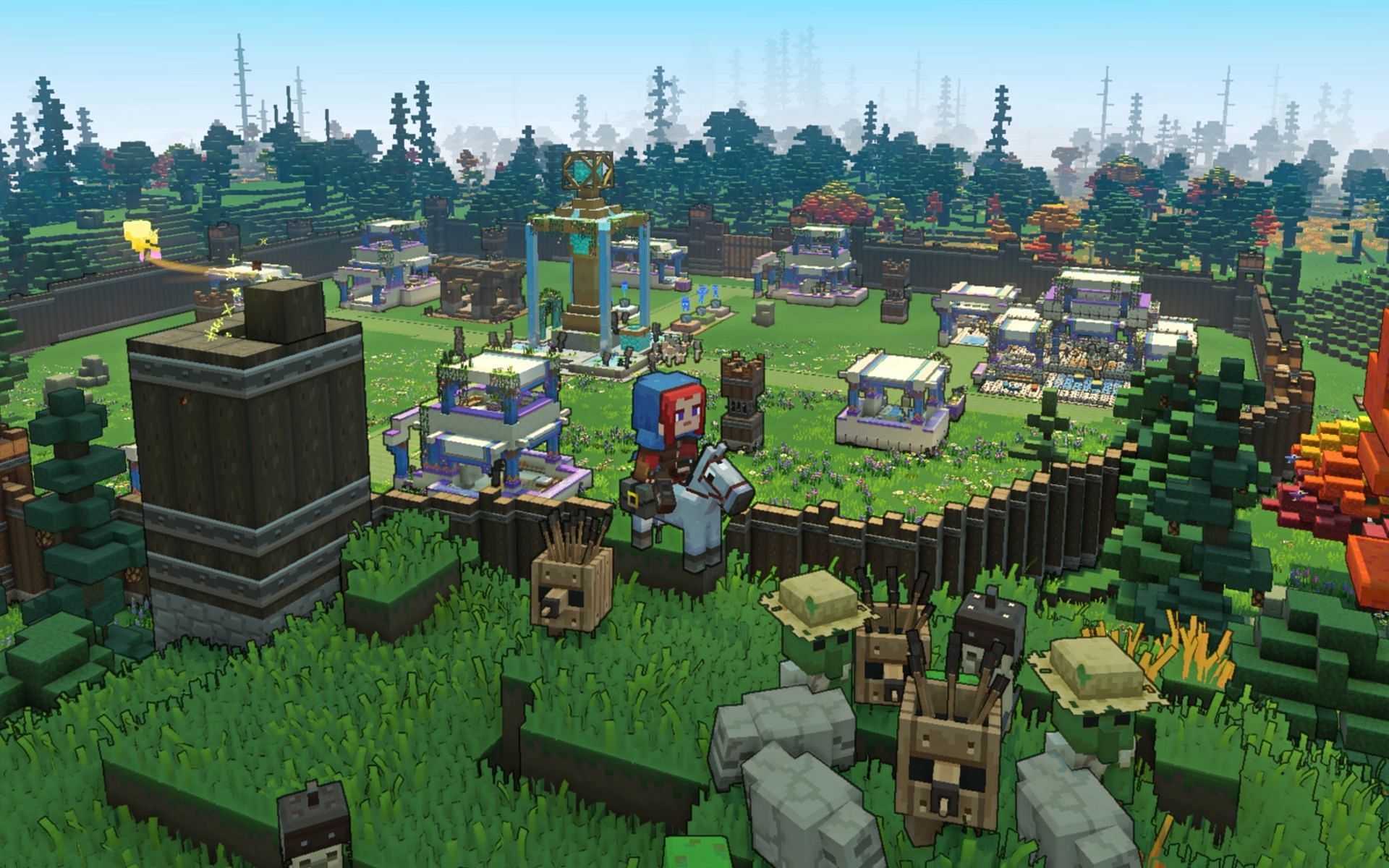 Minecraft Legends is available to play (Image via Mojang)