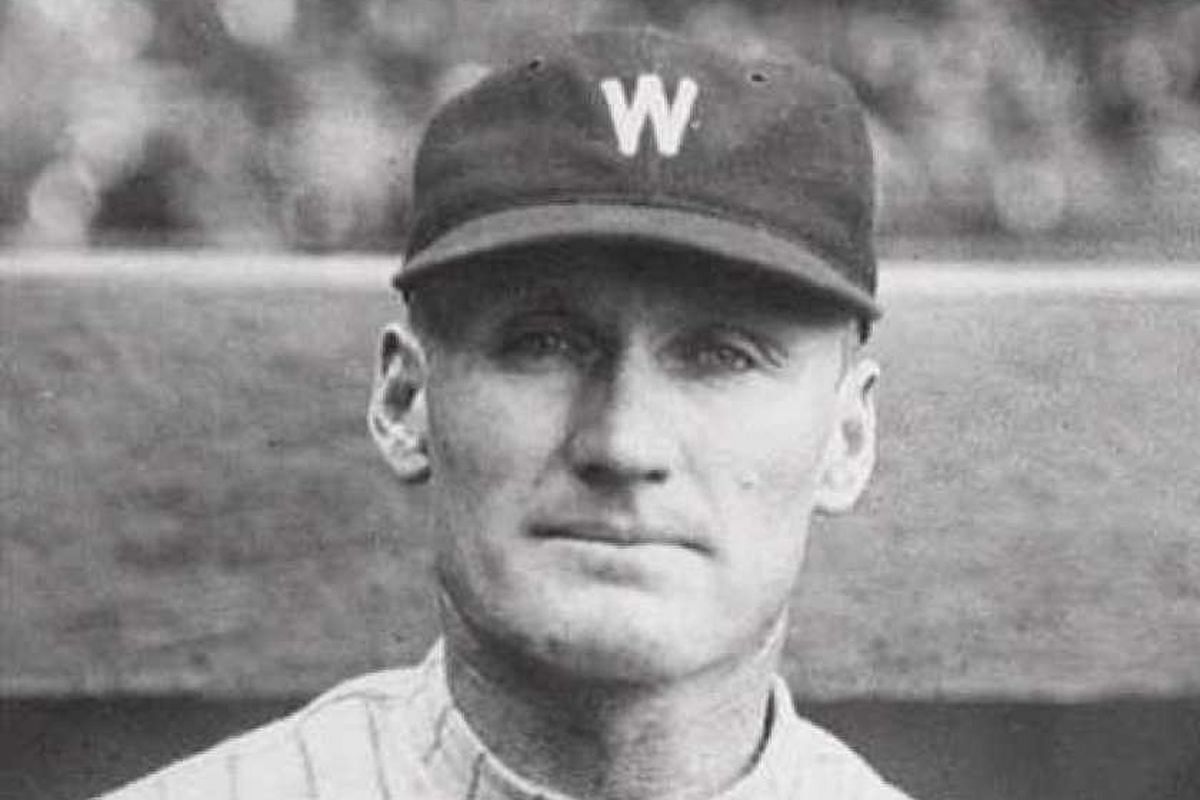 Iconic Washington Senators pitcher Walter Johnson