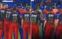 [Watch] Virat Kohli and Sourav Ganguly avoid shaking each other’s hand after RCB vs DC clash