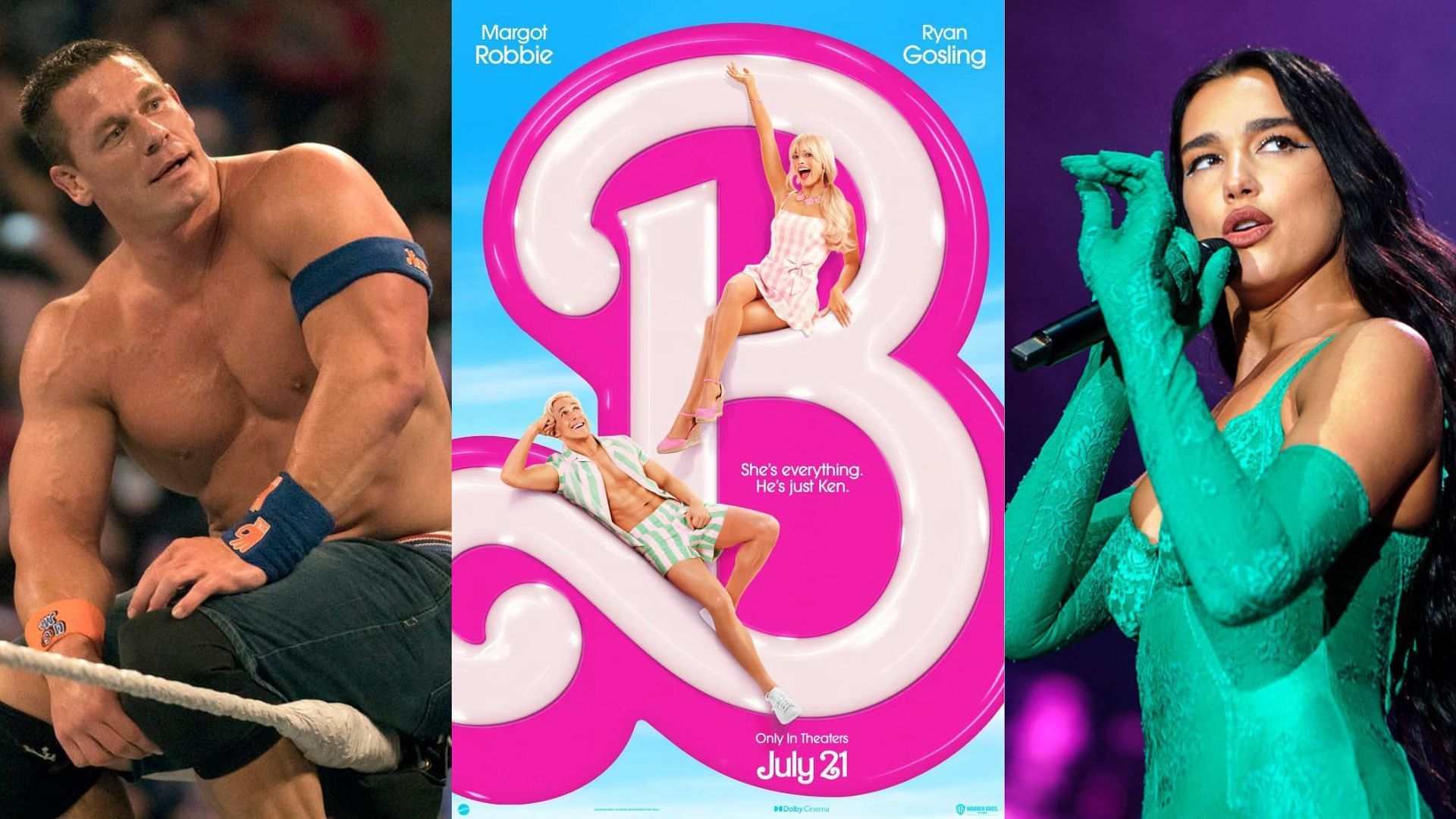 John Cena and Dua Lipa are set to share the screen for 2023 Barbie