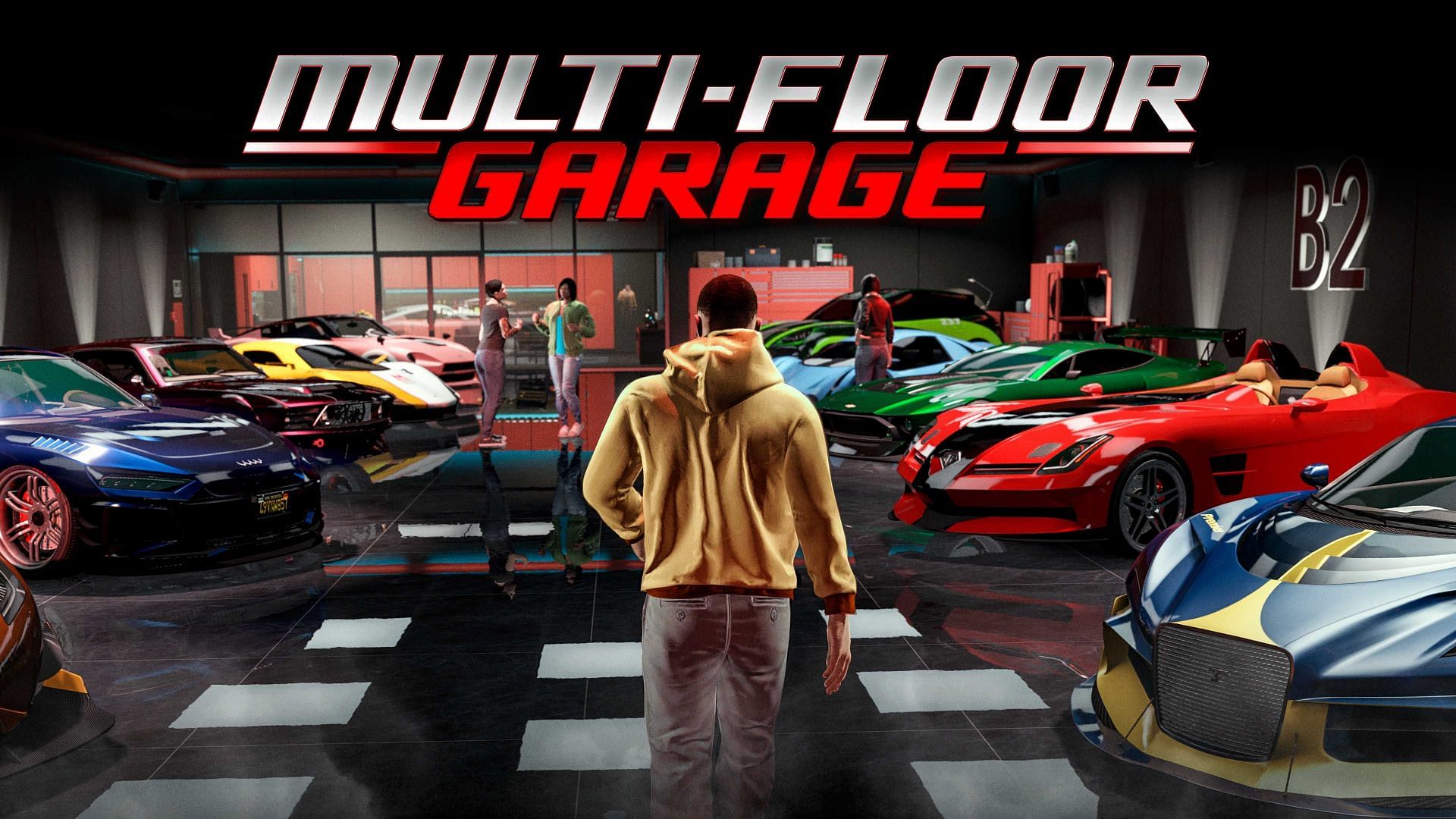 Analyzing the 50 Car Garage in GTA Online (Image via Rockstar Games)