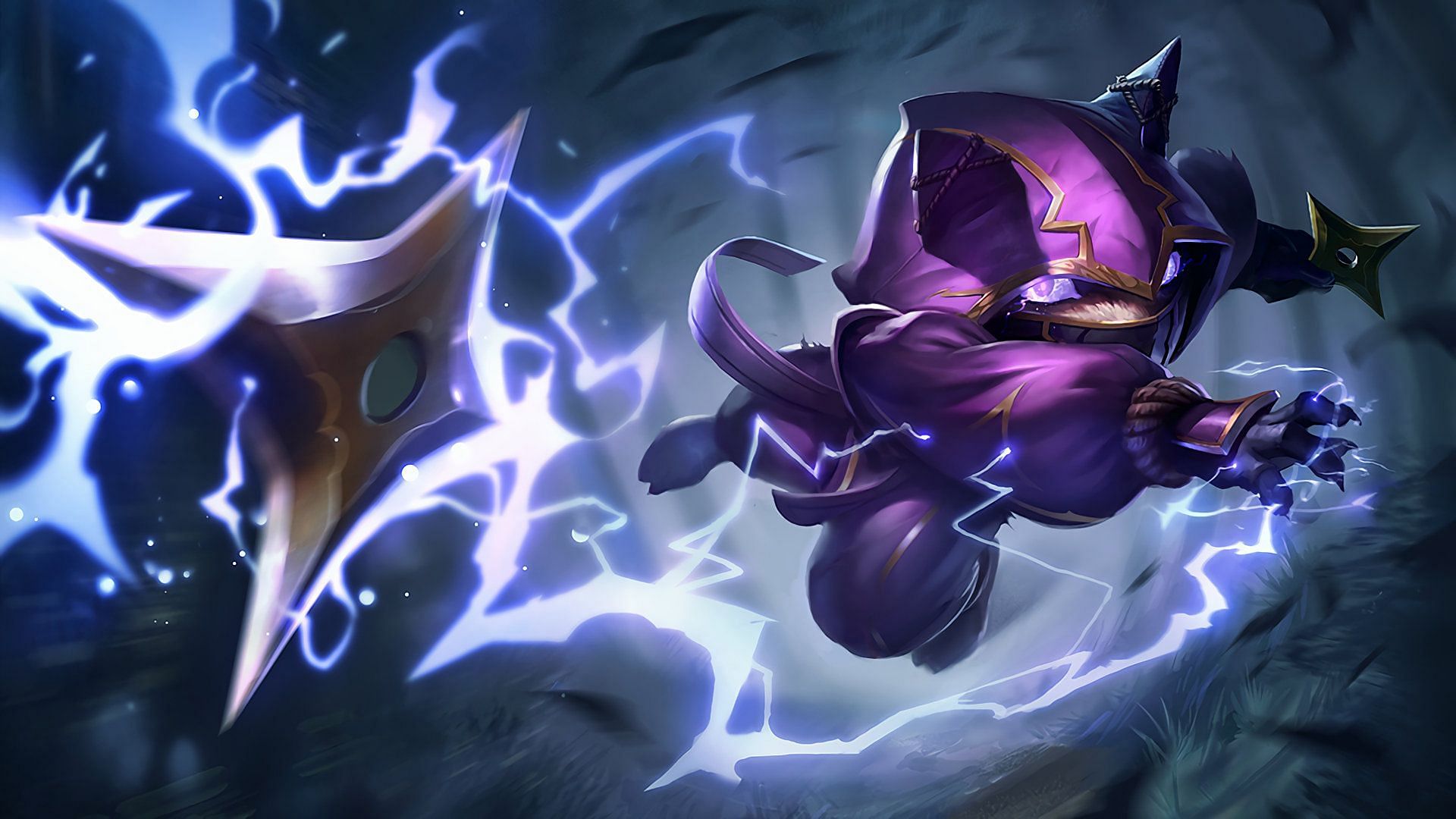Kennen is eager to face any threat with his whirling storm of shuriken (Image via Riot Games)