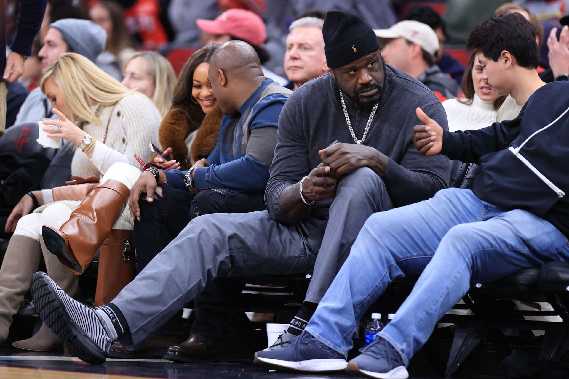 Shaq is refusing to go down with the crypto exchange (Image via Getty Images)