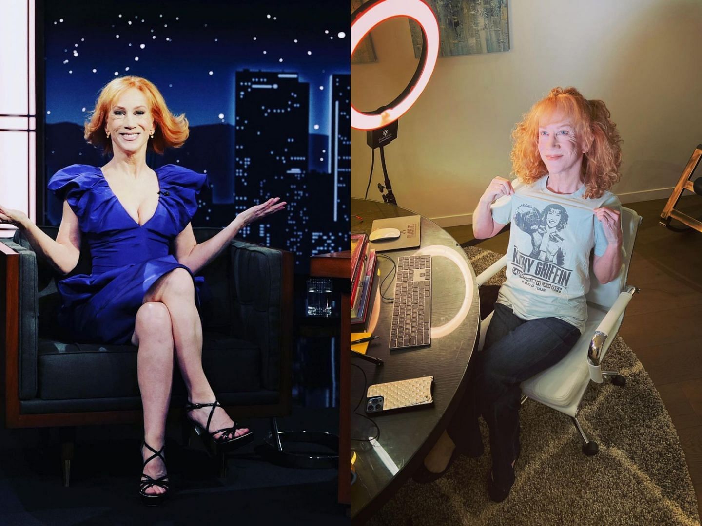 Kathy Griffin is an American comedian and actress.(Image via Instagram/KathyGriffin)