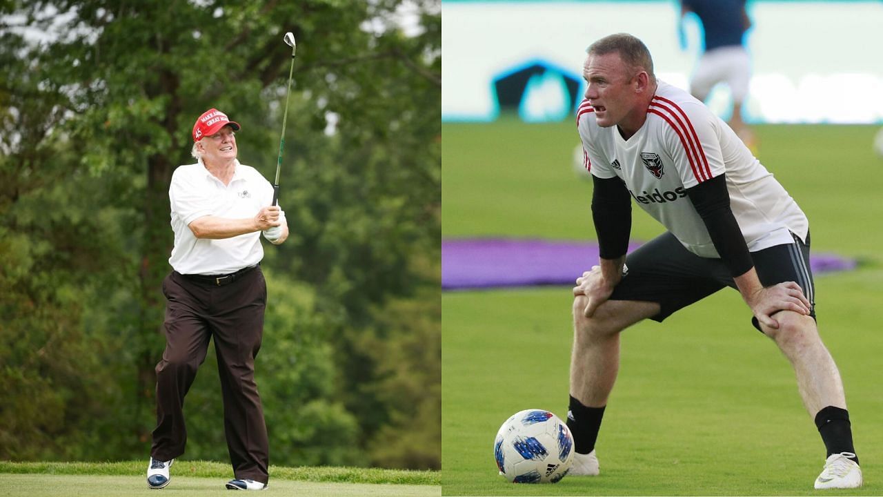 Donald Trump and Wayne Rooney spent time on the golf course