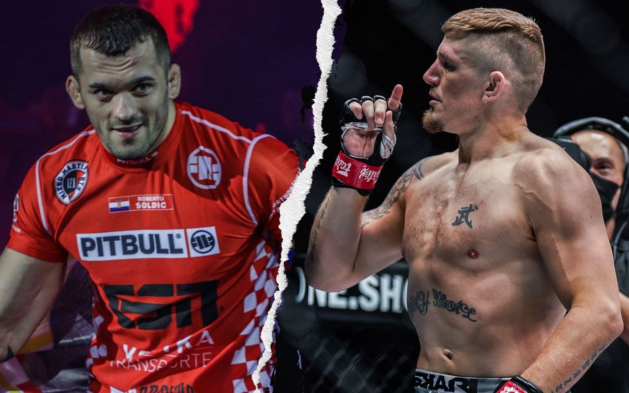 Roberto Soldic (L) knows Zebaztian Kadestam (R) is a dangerous matchup for anyone. | [Photo: ONE Championship]