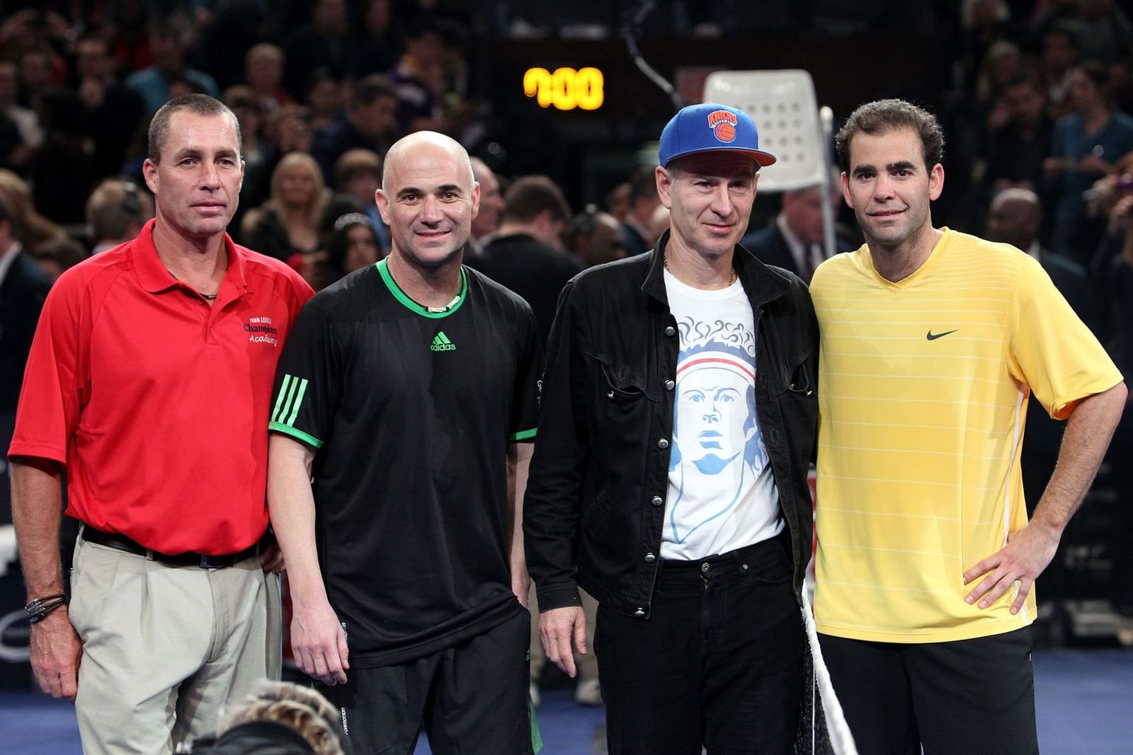 Andre Agassi falls to John McEnroe at Pickleball Slam despite daughter