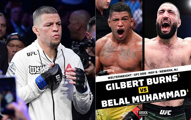 Belal Muhammad seeks Nate Diaz-esque redemption against Gilbert Burns at UFC 288