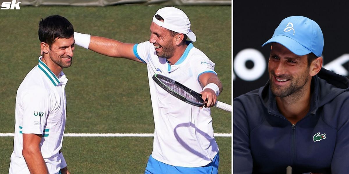 Watch: Novak Djokovic makes fun of Carlos Gomez-Herrera in Monte Carlo