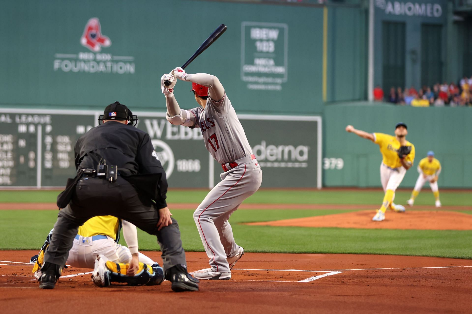 Los Angeles Angels v Boston Red Sox