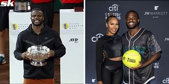 Frances Tiafoe's girlfriend Ayan Broomfield surprises him during Houston title victory