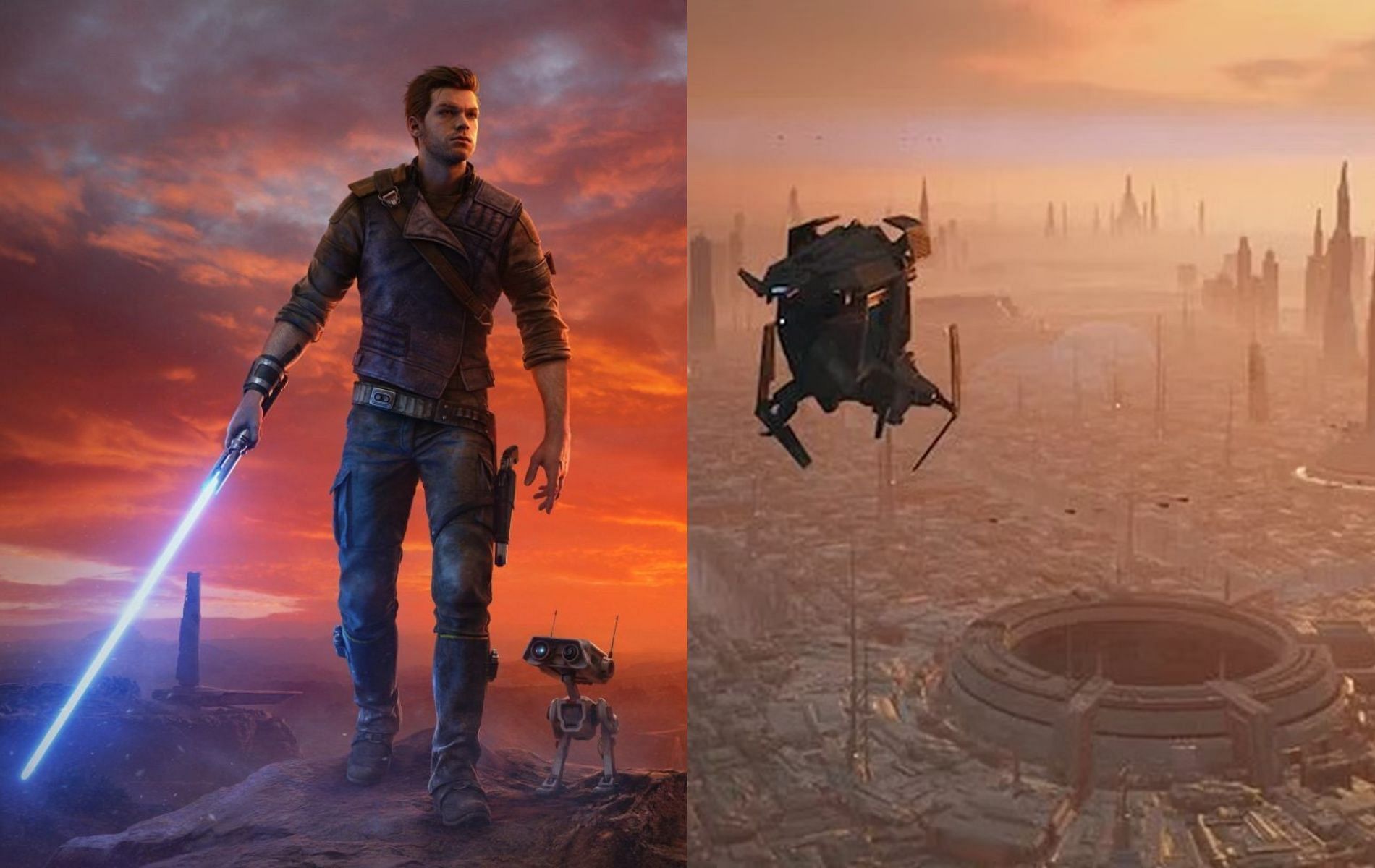 The massive city is one of the most striking locations in the game (Images via EA)