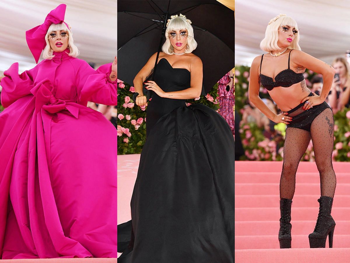 Lady Gaga outfit transformation (Image via Getty Images)