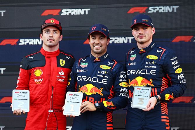 Charles Leclerc 'trying to go for the win' on Sunday after losing out in the 2023 F1 Azerbaijan GP Sprint