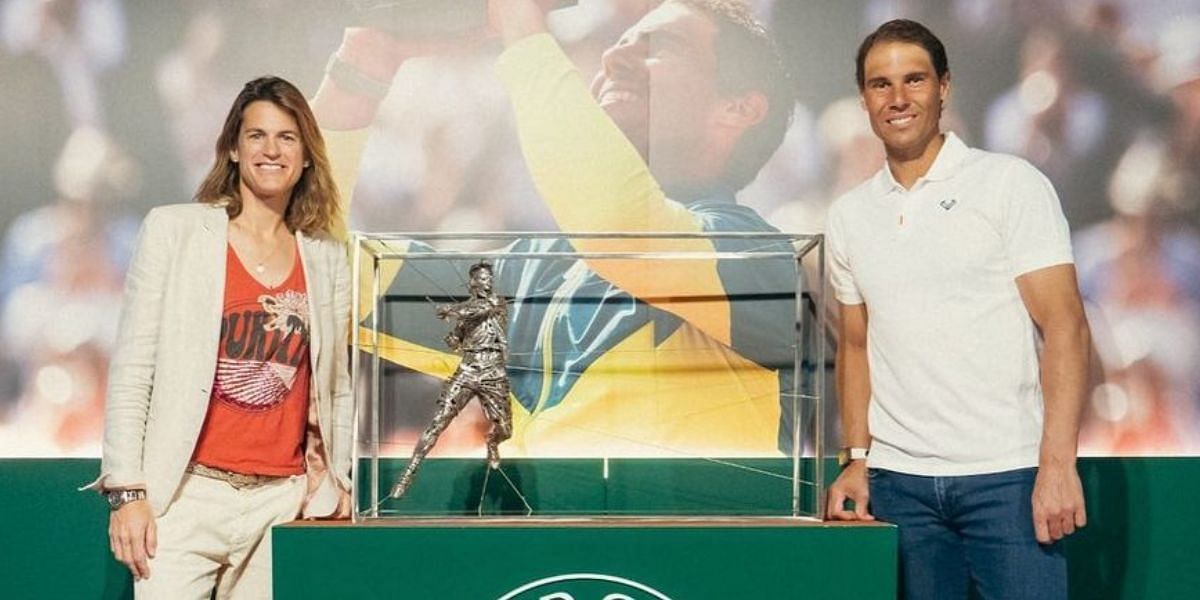 Amelie Mauresmo at Rafael Nadal&#039;s academy