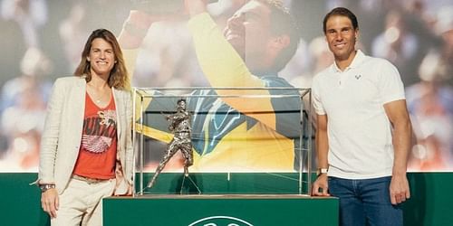 Amelie Mauresmo at Rafael Nadal's academy