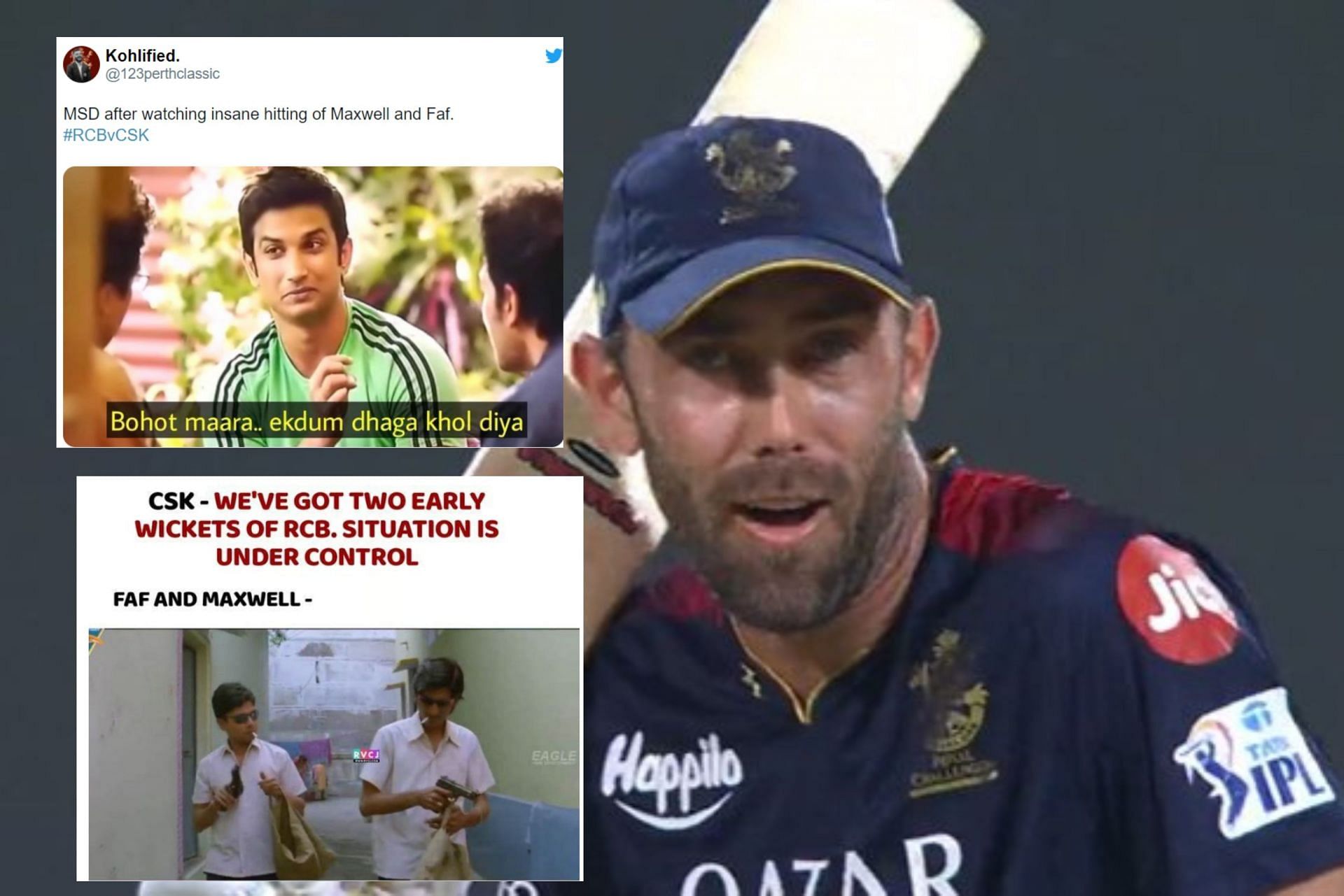 Fans hail Glenn Maxwell for his magnificent knock against CSK. 