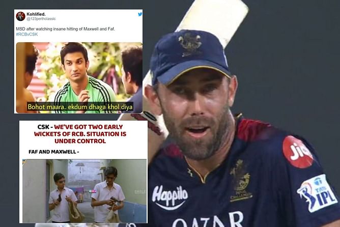 "Glenn Maxwell played Like IPL 2014"- Fans hail RCB batter for his blistering knock against CSK