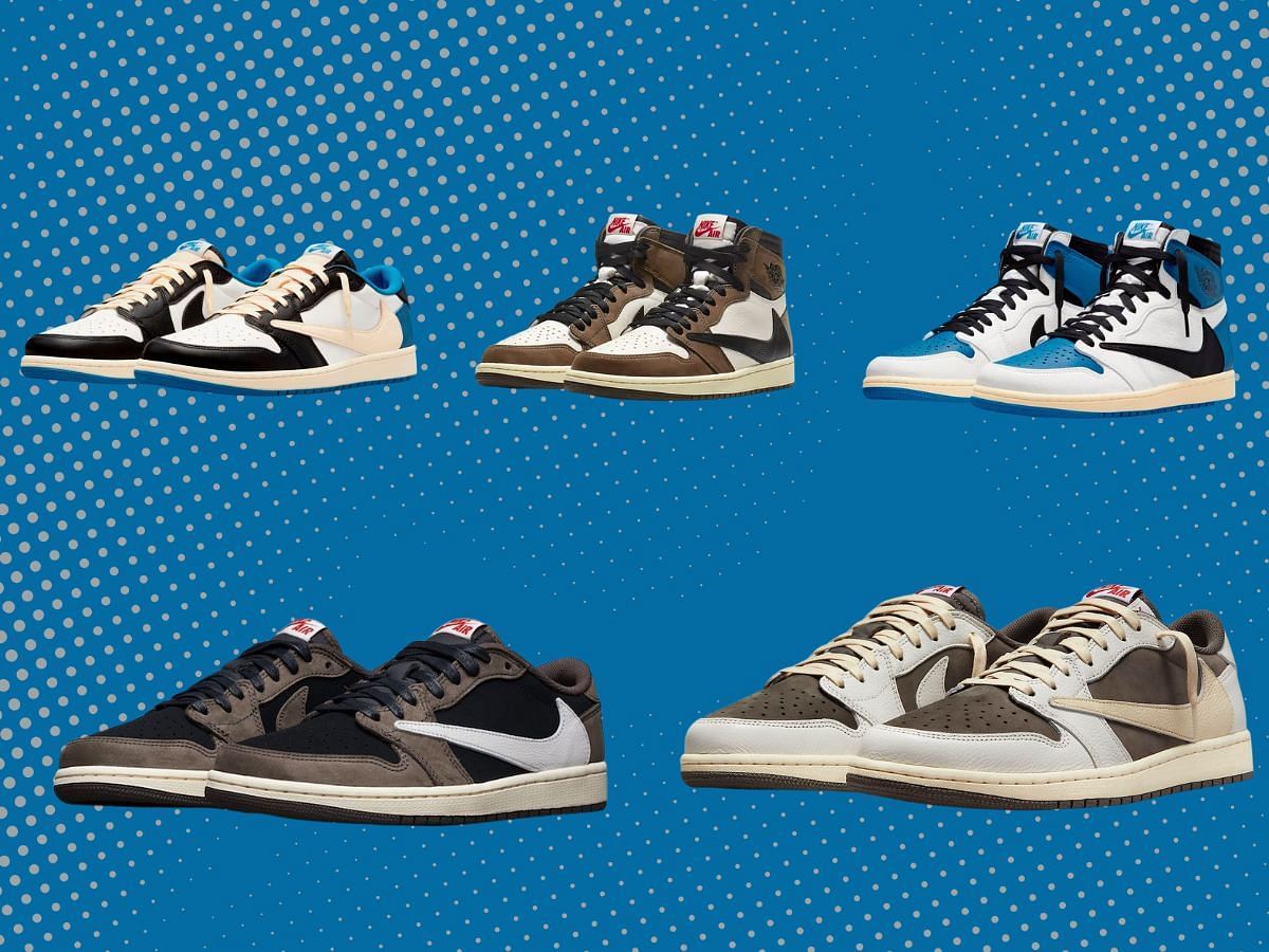 5 best Travis Scott x Air Jordan 1 collabs released so far