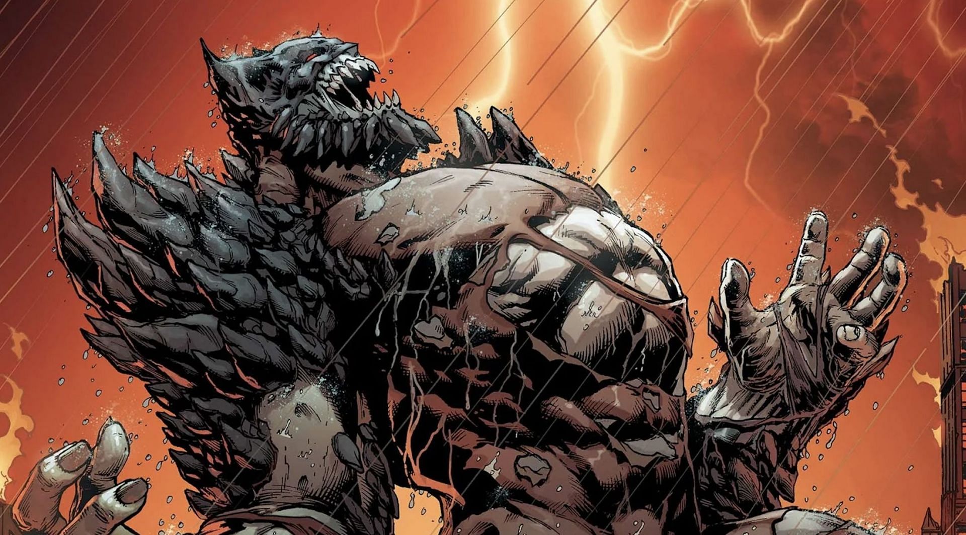 The Dark Knight&#039;s corrupted version of the Doomsday virus (Image via DC)