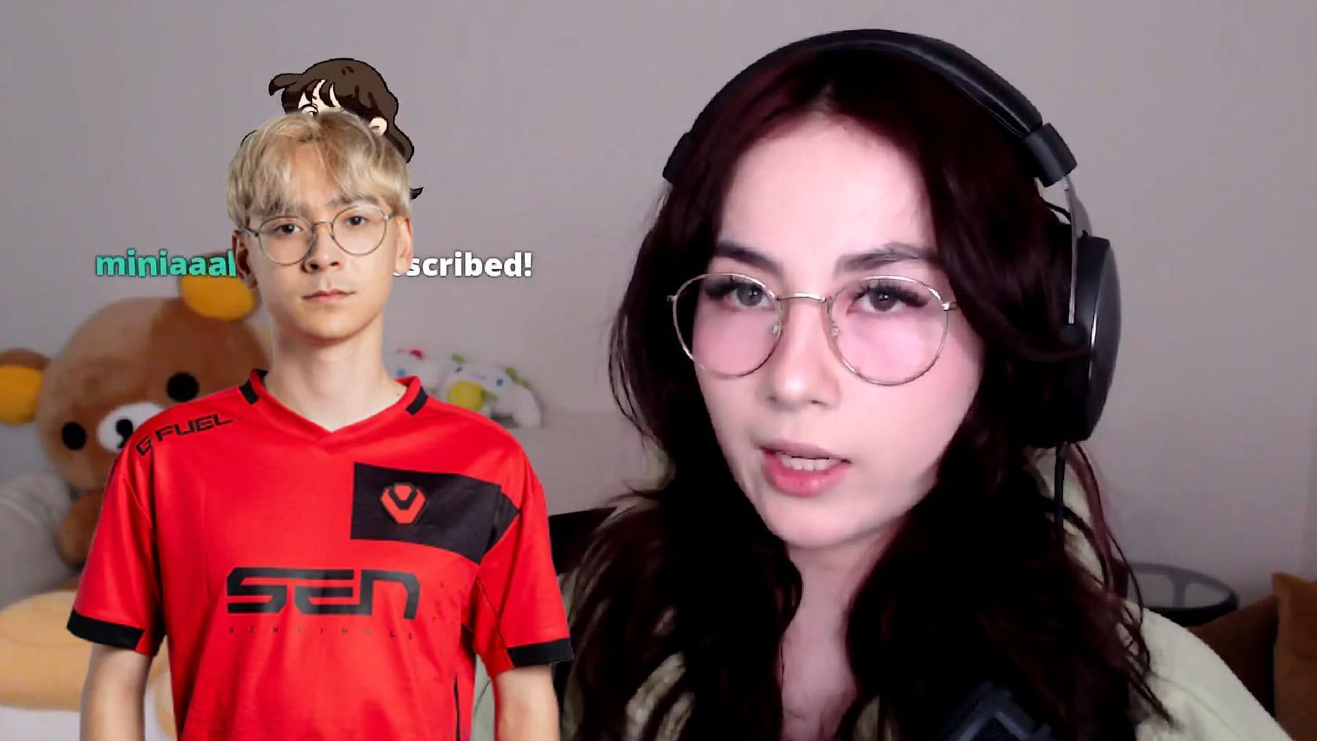 Kyedae reacts to fan comments after Sentinels loses to NRG (Image via Sportskeeda)