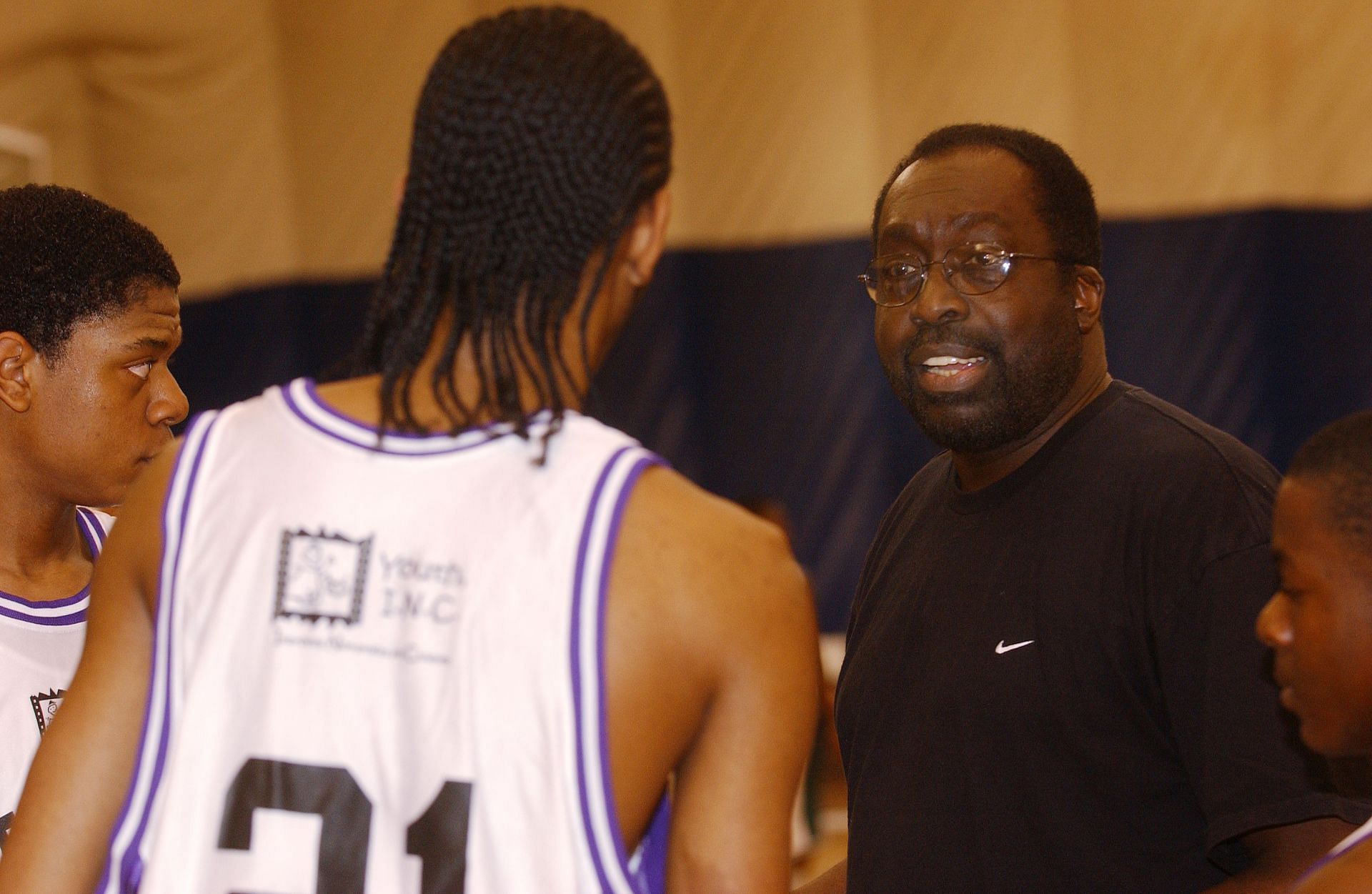 Earl Monroe at the 2005 Net Gain Basketball Tournament.