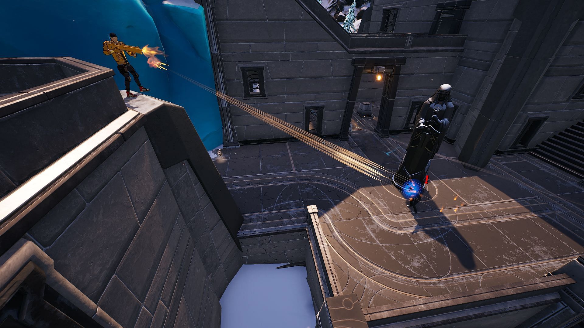 Aim for the head to inflict the highest amount of damage (Image via Epic Games/Fortnite)